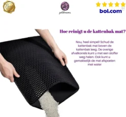 Professionele Kattenbakmat + Cadeau – Schoonloopmat Kattenbak – Katten Grit Opvanger – Dubbele Waterdichte Laag – Uitloopmat Kattenbak – Kattenverzorging – Kattenbak Accessoires - Gritmat – Kat Benodigdheden -Merkloos Verkoop 1200x1107 5