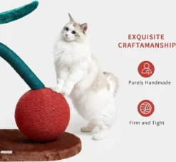 VETRESKA Kersenkrabpaal Katten - Met Hangmat -Merkloos Verkoop 1200x1107 7