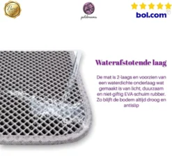 Professionele Kattenbakmat + Cadeau – Schoonloopmat Kattenbak – Katten Grit Opvanger – Dubbele Waterdichte Laag – Uitloopmat Kattenbak – Kattenverzorging – Kattenbak Accessoires - Gritmat – Kat Benodigdheden -Merkloos Verkoop 1200x1115 3