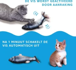 TwinQ Dansende Vis - Bewegende Vis Met Kattenkruid - Kattenspeeltjes - USB Oplaadbaar - Speelgoed Voor Katten - Incl. Kattenlampje 10 TwinQ Dansende Vis - Bewegende Vis Met Kattenkruid - Kattenspeeltjes - USB Oplaadbaar - Speelgoed Voor Katten - Incl. Kattenlampje -Merkloos Verkoop 1200x1116 3