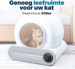 BOME Automatische Kattenbak - Zelfreinigende Kattenbak - Met App En Touchscreen - 65L -Merkloos Verkoop 1200x1117 8