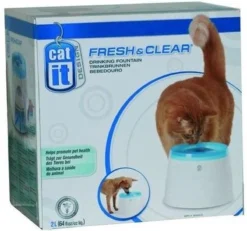 Catit Fresh And Clear - Drinkfontein Kat - Blauw /Wit - 2 L -Merkloos Verkoop 1200x1123 1