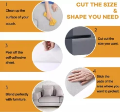 Antikrab Vellen Voor Katten - 10 XXL Vellen - 43.2 X 30,5 Cm - Katten Meubel Bescherming - Anti Krab Katten - Zonder Punaises - Transparant - Bankbescherming - Enkelzijdig Klevend - Anti Krab Training -Merkloos Verkoop 1200x1124 7