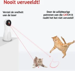Merkloos Automatisch Kattenspeeltje Laser Intelligent Interactief Voor Katten – Laser Kat – 3 Verschillende Standen – Incl. Oplaadkabel – Geruisloze Motor -Merkloos Verkoop 1200x1129 9
