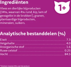 Whiskas 1+ Natvoer - Classic - Selectie In Saus - Maaltijdzakjes 40 X 85 G -Merkloos Verkoop 1200x1134 5