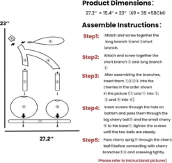 VETRESKA Kersenkrabpaal Katten - Met Hangmat -Merkloos Verkoop 1200x1135 13