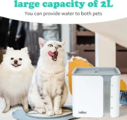 Nobleza USB Drinkfontein Voor Hond/Kat - 2L - Incl. 2 Filters - Wit -Merkloos Verkoop 1200x1136 5