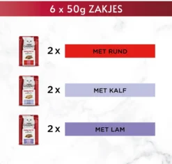 Gourmet Mon Petit Intense - Kattenvoer Natvoer - Vlees - 24 X 50 Gr -Merkloos Verkoop 1200x1145