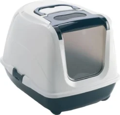 Moderna - Kattenbak - Flip Cat Jumbo - Donkerblauw/wit - 41,0x43,9x57,6 Cm -Merkloos Verkoop 1200x1152 7