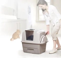 Catit Kattenbak - Incl. 4 Afvalzakken - Grijs/Wit - 67 X 48 X 46 Cm -Merkloos Verkoop 1200x1153 4