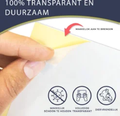 TibaGoods - Anti Krab Vellen Voor Kat En Hond - 6 XL Vellen – Zonder Punaises - Tegen Krabben – Bankbescherming – Meubelbescherming – Krabpaal – Anti Scratch – 43.2 X 30.5cm – Transparant -Merkloos Verkoop 1200x1153 6