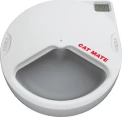 Cat Mate C300 - Automatische Voerbak – Voerbak – Voerautomaat - Voerbak Kat – Voerbak Hond - Voerbak Met Timer - Voerautomaat Kat - Voerautomaat Hond – Automatisch- Wit