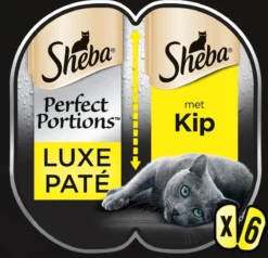 Sheba Perfect Portions Paté Katten Natvoer - Kip - 48 Stuks -Merkloos Verkoop 1200x1156
