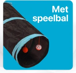 Tavaro Kattentunnel 5 Gangen - Met Speelbal - Kattenspeelgoed - Zwart / Blauw -Merkloos Verkoop 1200x1156 4