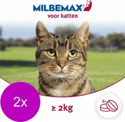 Elanco Milbemax Kat - Anti Wormenmiddel - 2 X 2 Tab 2-8kg -Merkloos Verkoop 1200x1171 3