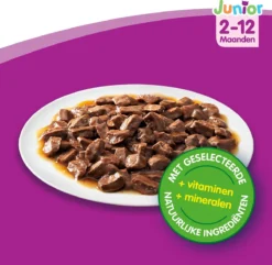 Whiskas Junior Katten Natvoer - Classic Selectie In Saus - 48 X 100g -Merkloos Verkoop 1200x1172 3