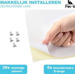 Pet-it | Krab Schade Bescherming Voor Katten En Honden | 6 Stuks | Extra-Grote Beschermers | Voor Bank Meubel Interieur | Transparant 9 Pet-it | Krab Schade Bescherming Voor Katten En Honden | 6 Stuks | Extra-Grote Beschermers | Voor Bank Meubel Interieur | Transparant -Merkloos Verkoop 1200x1173 4