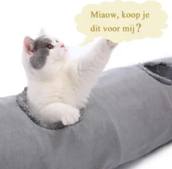 Bonbox Shop - Kattentunnel - 130 CM - Katten Speelgoed - Kitten - Spelen- Speeltunnel - Speelgoed Voor Katten -Merkloos Verkoop 1200x1175 8