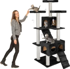 Krabpaal Knuti, Zwart 186 Cm Hoog 400560 13 Krabpaal Knuti, Zwart 186 Cm Hoog 400560 -Merkloos Verkoop 1200x1176 10