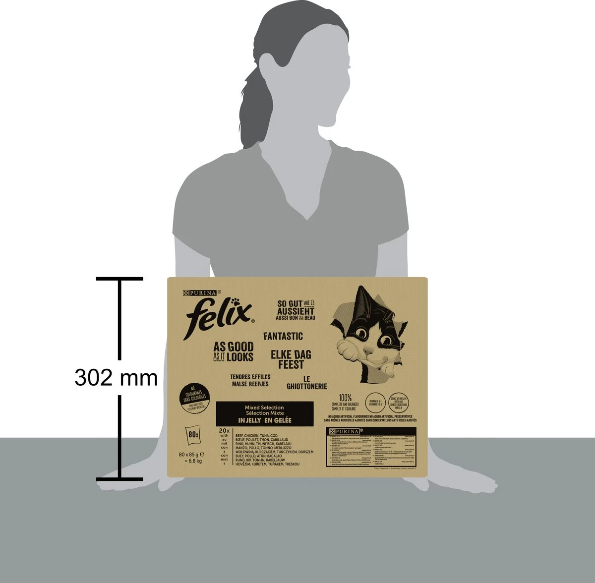 Felix Elke Dag Feest Mix Selectie In Gelei - Katten Natvoer - 80 X 85g 7 Felix Elke Dag Feest Mix Selectie In Gelei - Katten Natvoer - 80 X 85g - Image 7