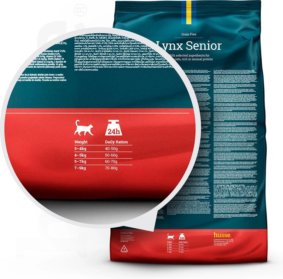 Husse Opus Lynx Senior Graanvrij Kattenvoer - 7 Kg 2 Husse Opus Lynx Senior Graanvrij Kattenvoer - 7 Kg - Image 2