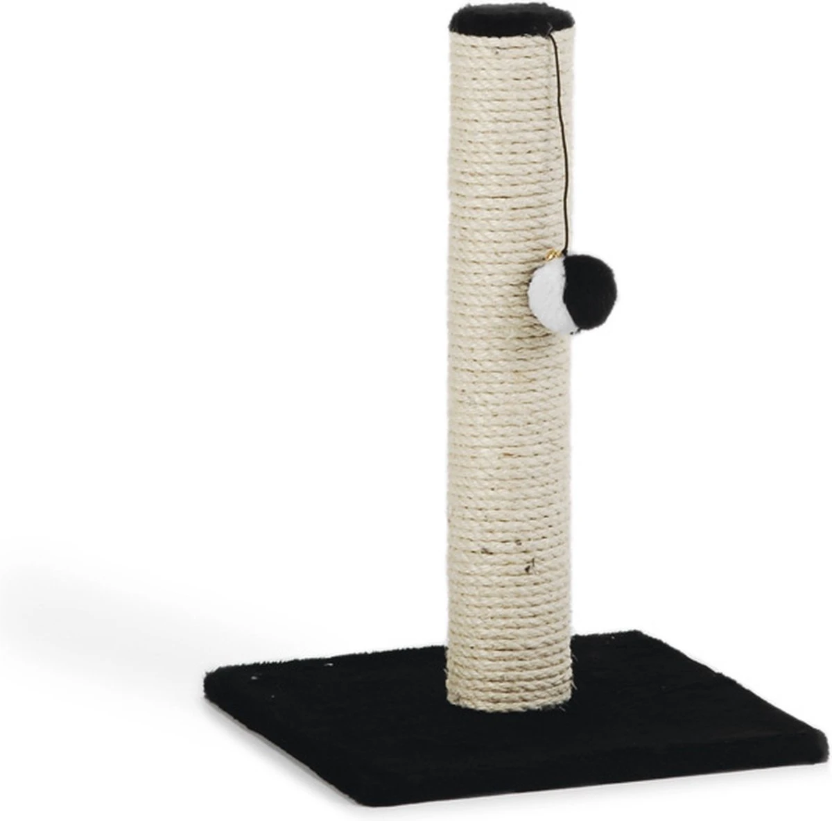 Beeztees Gina - Krabpaal - Zwart - Mini - 30x30x45 Cm 1 Beeztees Gina - Krabpaal - Zwart - Mini - 30x30x45 Cm