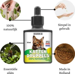 Natuurlijke Vlooiendruppels Voor Katten - Vanaf 4 Kg - 100% Natuurlijk - Vlooien - Zonder Giftige Pesticiden - 30 Ml - Speciale Formule Voor Katten - Vachtdruppels - Made In Holland -Merkloos Verkoop 1200x1188 7