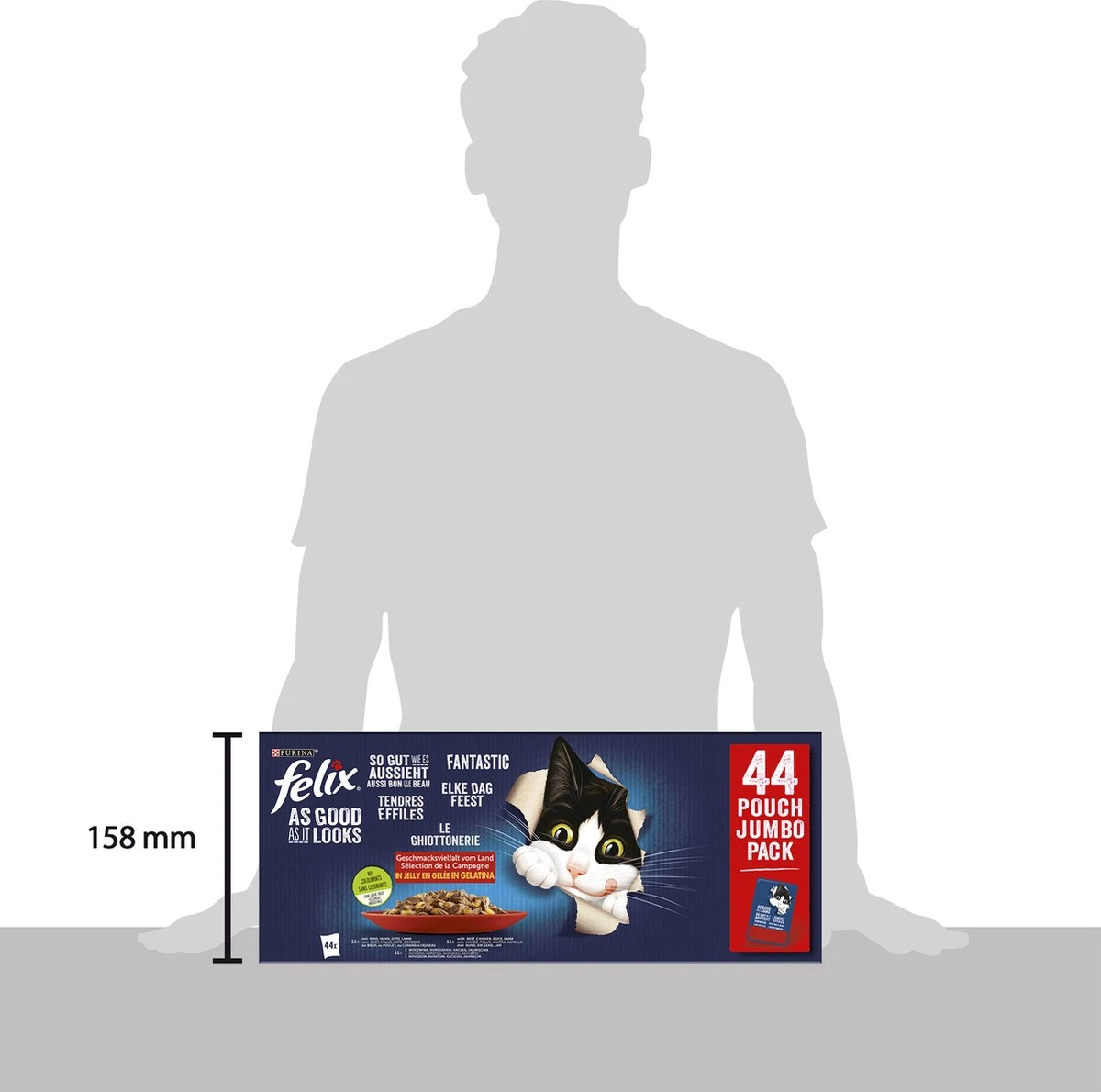 Felix Elke Dag Feest Farm Selectie In Gelei - Katten Natvoer - 44 X 85g 3 Felix Elke Dag Feest Farm Selectie In Gelei - Katten Natvoer - 44 X 85g - Image 3