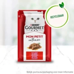 Gourmet Mon Petit Intense - Kattenvoer Natvoer - Vlees - 24 X 50 Gr -Merkloos Verkoop 1200x1195 1