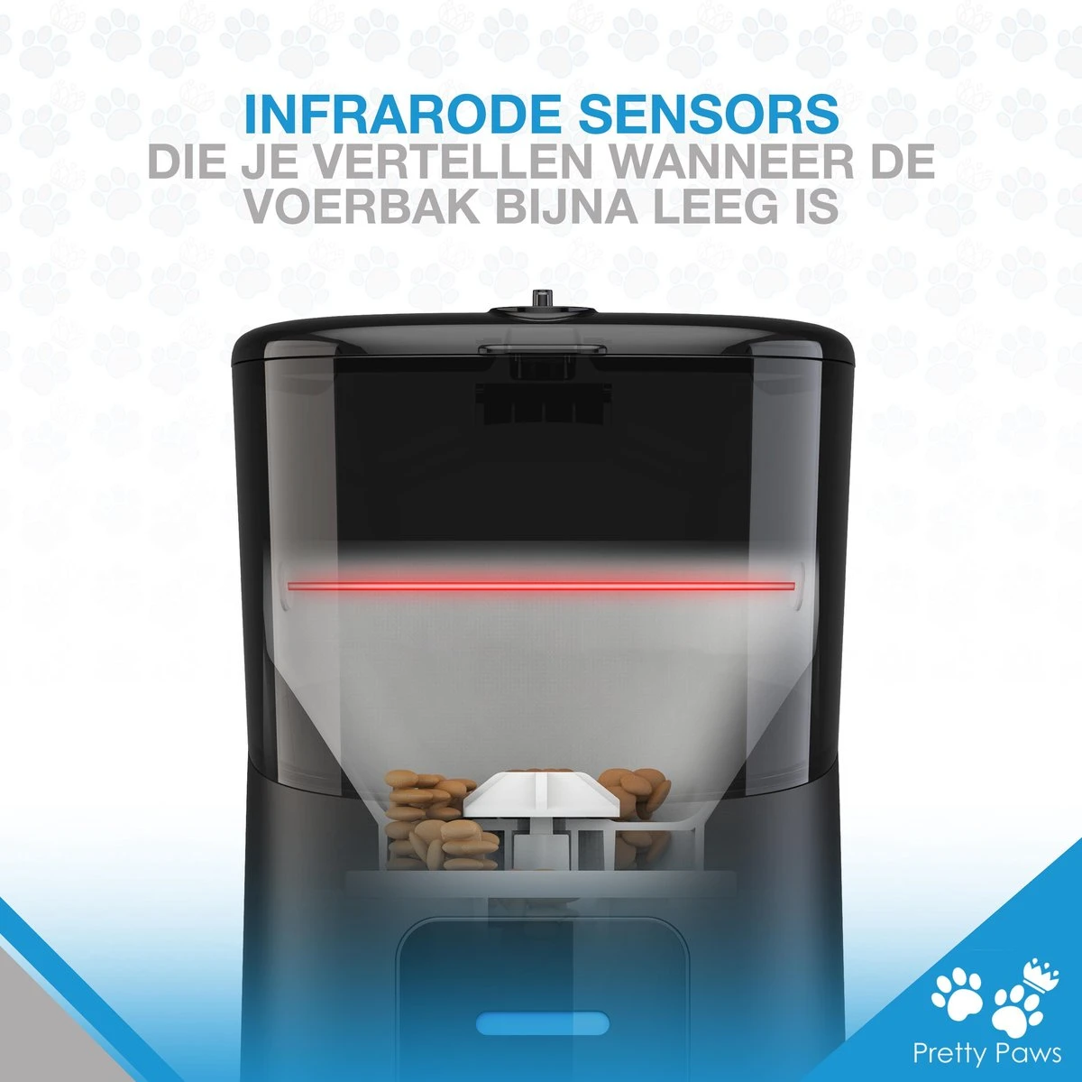 Pretty Paws PP005 Wifi Voerautomaat Zwart - Automatische Voerbak - Slimme Voerautomaat Met App - Instelbaar Voedingsschema - WIFI 3 Pretty Paws PP005 Wifi Voerautomaat Zwart - Automatische Voerbak - Slimme Voerautomaat Met App - Instelbaar Voedingsschema - WIFI - Image 3