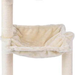 Merkloos MC Star Katten Krabpaal 70cm Krassen Grote Nis En Bal Opgeschort Spelen Schraper Platform Sisal - Beige, 70cm -Merkloos Verkoop 1200x1200 1010