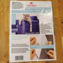 Vitamo™ Katten Anti Krab Training Sheets 6+2 Stuks Gratis - Meubelbescherming - Krabben - Diervriendelijke Trainingstape - Tegen Krabschade - Géén Punaises Nodig - Plakt Aan Beide Zijden - Transparant En Extra Groot - XL Vellen -Merkloos Verkoop 1200x1200 1028