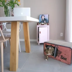 District 70 SARDINE - Design Katten Krabmeubel Van Gerecycled Karton - Zwart, Wit Of Perzik - Afmeting 60x30x30 Cm - Perzik 22 District 70 SARDINE - Design Katten Krabmeubel Van Gerecycled Karton - Zwart, Wit Of Perzik - Afmeting 60x30x30 Cm - Perzik -Merkloos Verkoop 1200x1200 1033