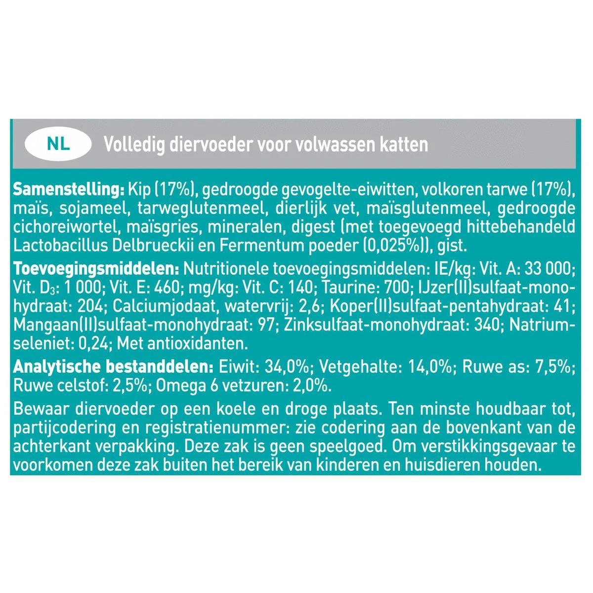 Purina One PURINA® ONE Adult Rijk Aan Kip & Volkoren Granen Brokjes 1,5 Kg 9 Purina One PURINA® ONE Adult Rijk Aan Kip & Volkoren Granen Brokjes 1,5 Kg - Afbeelding 9
