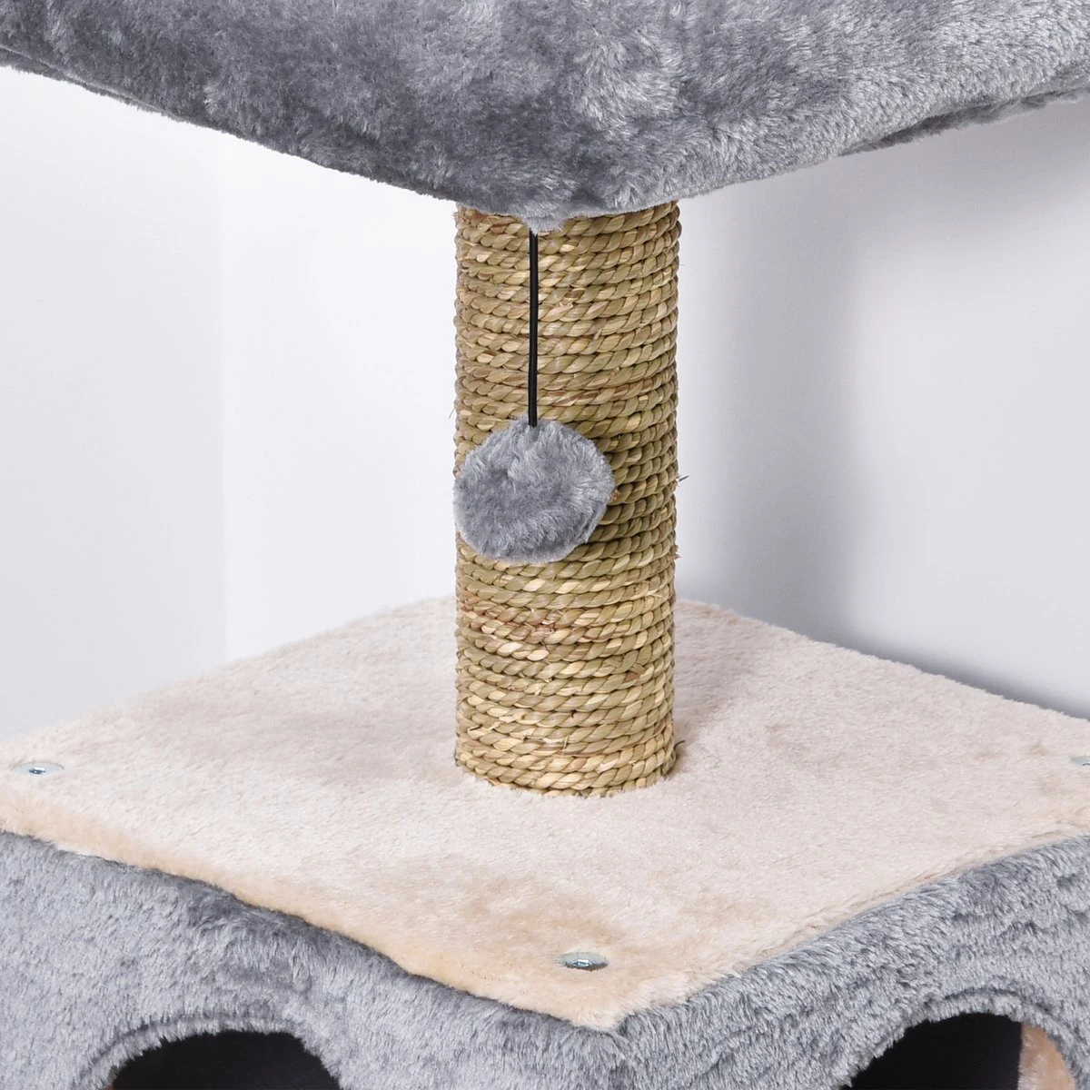 PawHut Kattenboom Klimboom Met Kattengrot Krabboom Kattenhuis Krabpaal D30-220 3 PawHut Kattenboom Klimboom Met Kattengrot Krabboom Kattenhuis Krabpaal D30-220 - Image 3