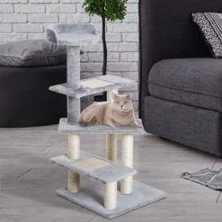 PawHut Klimboom 5 Lagen Kattenboom Speelboom Kattenkrabboom Trap Sisal Beige D30-183 -Merkloos Verkoop 1200x1200 1111