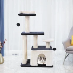 Merkloos MC Star Krabpaal 100cm Met Schraper Meerdere Platforms, Tweedeurs Kattengrotten, Speelgoedballen Met Bellen, Krabbed Natuurlijk Sisal Katten Spelletjes - Grijs&Beige, 100cm 11 Merkloos MC Star Krabpaal 100cm Met Schraper Meerdere Platforms, Tweedeurs Kattengrotten, Speelgoedballen Met Bellen, Krabbed Natuurlijk Sisal Katten Spelletjes - Grijs&Beige, 100cm -Merkloos Verkoop 1200x1200 1143