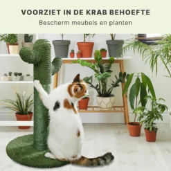 Krabpaal Voor Katten - Cactus - Met Kattenspeeltje - H 65 Cm -Merkloos Verkoop 1200x1200 1218