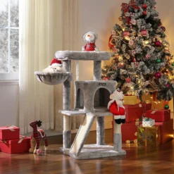 Luxe Krabpaal - Kattenboom Met Krabbord - Lichtgrijs -Merkloos Verkoop 1200x1200 1238