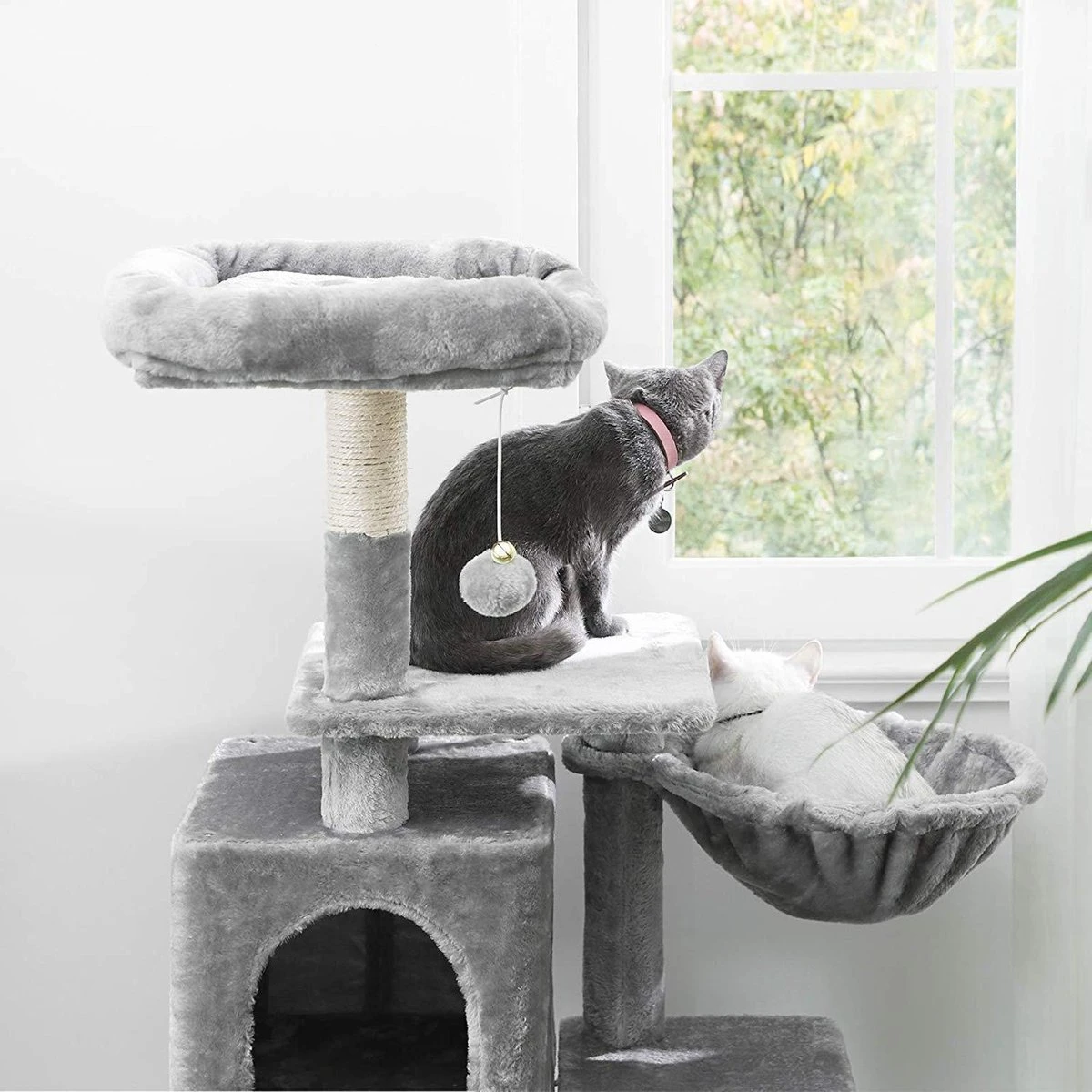 Krabpaal Voor Grote Katten - Multiniveau Krabpaal - 110 Cm Hoog 8 Krabpaal Voor Grote Katten - Multiniveau Krabpaal - 110 Cm Hoog - Image 8