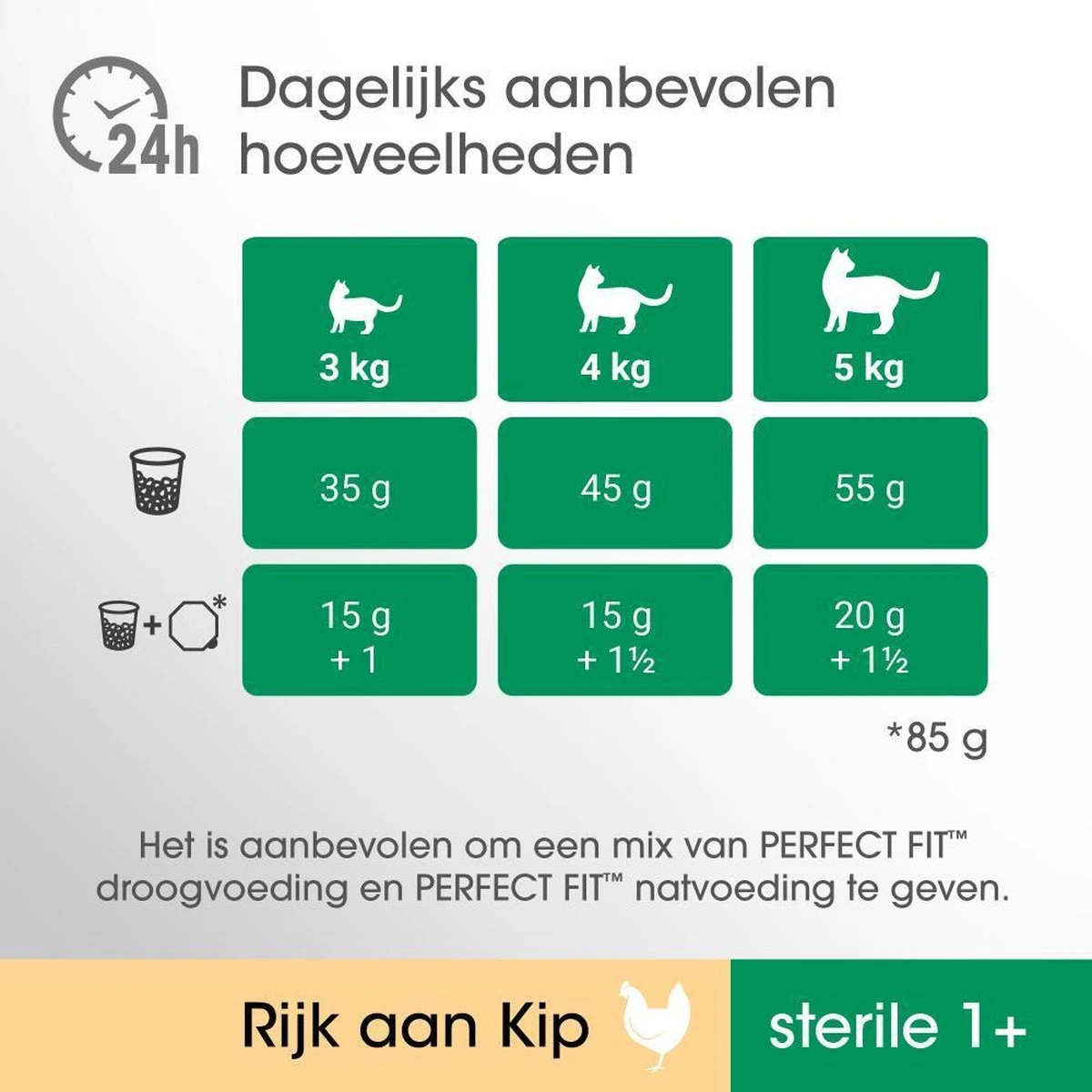 Perfect Fit Sterile Adult 1+ Katten Droogvoer - Kip - 4 X 750 Gr 3 Perfect Fit Sterile Adult 1+ Katten Droogvoer - Kip - 4 X 750 Gr - Image 3