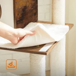 Hoppa! Krabpaal, Kattenmeubel, Modern, Vintage Bruin -Merkloos Verkoop 1200x1200 1263