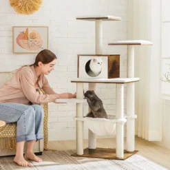 Hoppa! Krabpaal, Kattenmeubel, Modern, Vintage Bruin -Merkloos Verkoop 1200x1200 1264