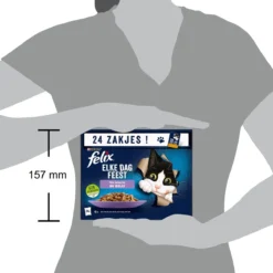 Felix Elke Dag Feest Mix Selectie In Gelei Kattenvoer Nat 4(24-pack) 11 Felix Elke Dag Feest Mix Selectie In Gelei Kattenvoer Nat 4(24-pack) -Merkloos Verkoop 1200x1200 155