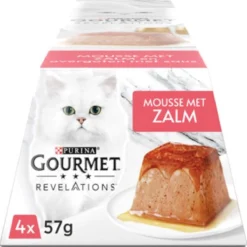 Gourmet Revelations Mousse - Kattenvoer Natvoer - Zalm - 24 X 57 G