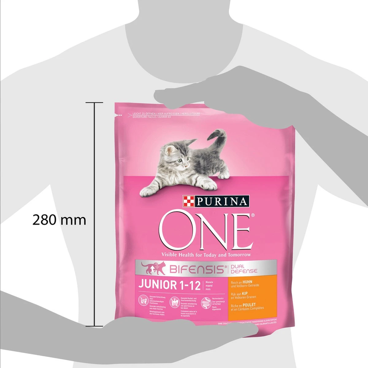 Purina ONE Junior - Kip/Granen - Kattenvoer - 800 G 5 Purina ONE Junior - Kip/Granen - Kattenvoer - 800 G - Image 5