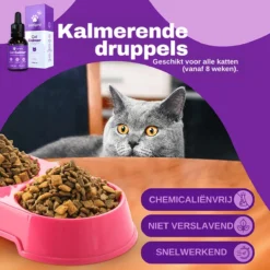 Aerend - Kalmerende Druppels Voor Katten - Anti-stress - Zanipro® 30ml - 100% Natuurlijk Uit Het Verenigd Koninkrijk - Met Ashwagandha & Valeriaan - No Stress Druppels Om Gedragsproblemen Te Verlichten - Voor Thuis En Onderweg -Merkloos Verkoop 1200x1200 318