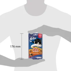 Felix PlayTubes - Kattensnacks - Kip & Lever - 8 X 50g -Merkloos Verkoop 1200x1200 342