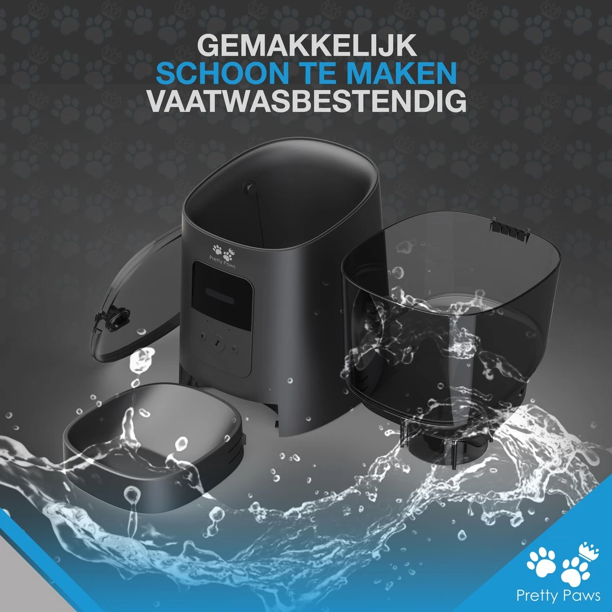 Pretty Paws PP005 Wifi Voerautomaat Zwart - Automatische Voerbak - Slimme Voerautomaat Met App - Instelbaar Voedingsschema - WIFI 5 Pretty Paws PP005 Wifi Voerautomaat Zwart - Automatische Voerbak - Slimme Voerautomaat Met App - Instelbaar Voedingsschema - WIFI - Image 5