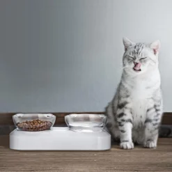 Behave Dubbele Voerbak - Drinkbak - Katten - Verstelbaar - Wit -Merkloos Verkoop 1200x1200 403